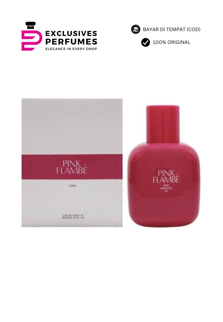 ZARA PINK FLAMBÉ WEEKEND 01 EAU DE TOILETTE – 100ml