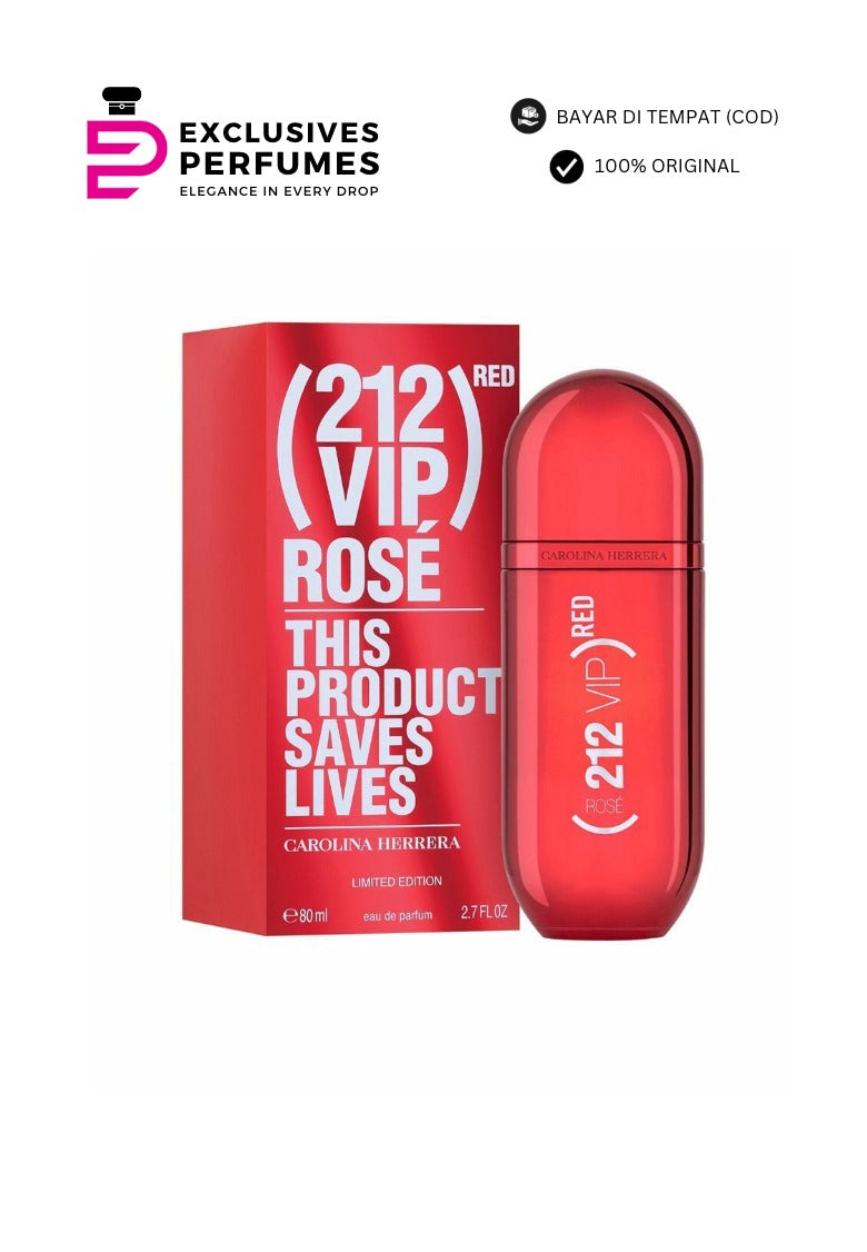 CAROLINA HERRERA 212 VIP ROSÉ EAU DE PARFUM – 80ml